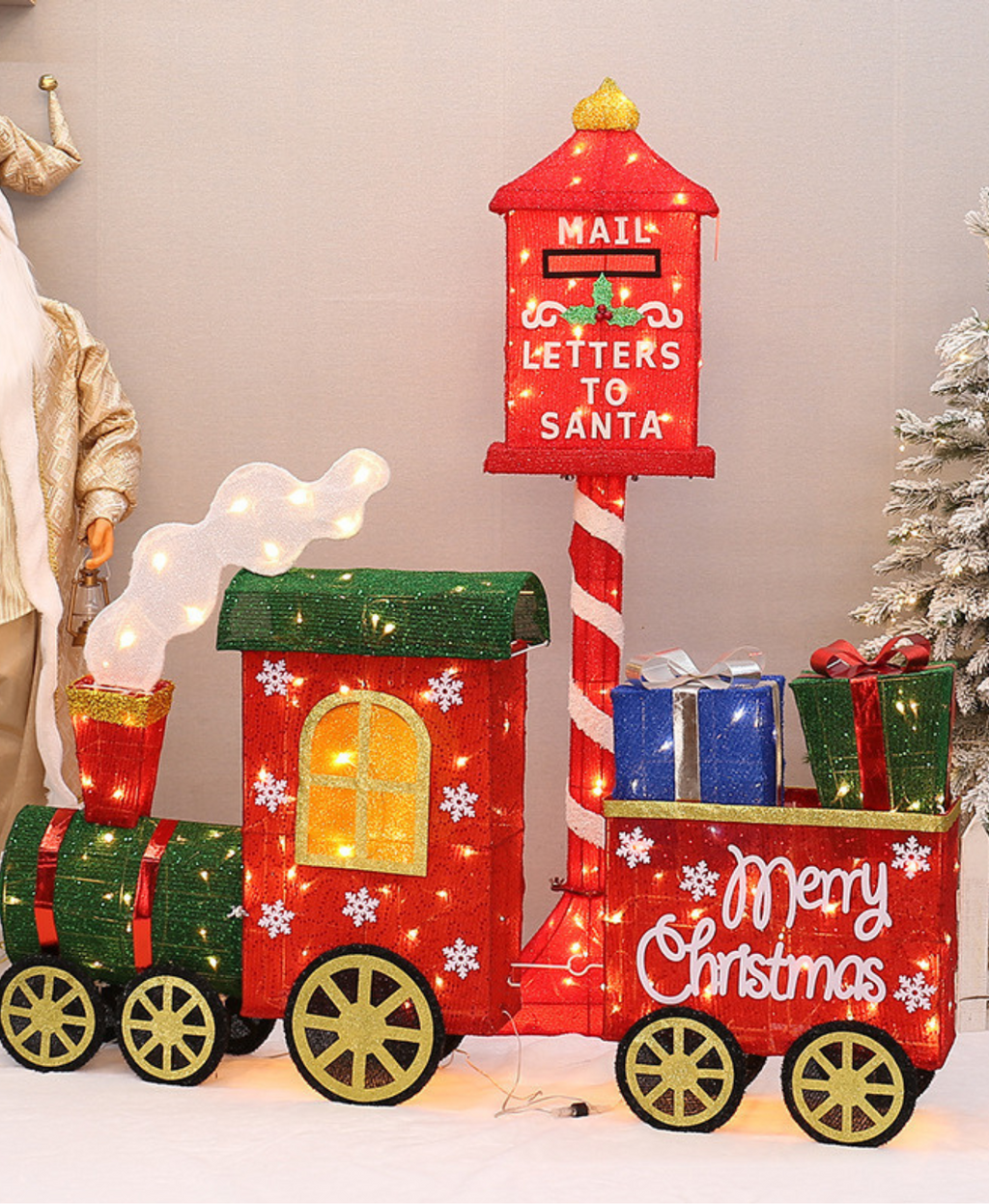 Holiday Express LED Gift Train