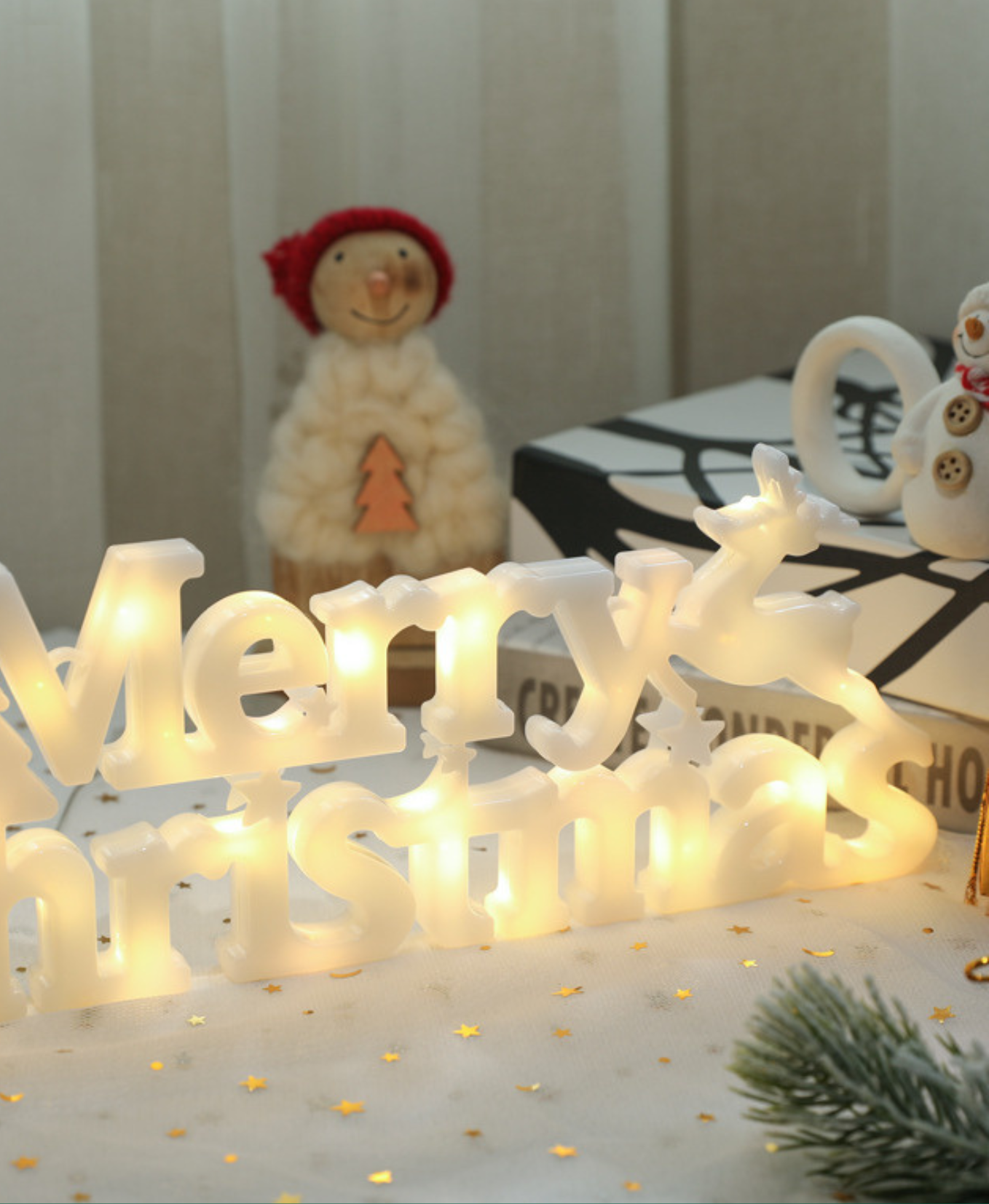 Glow Script Christmas Light