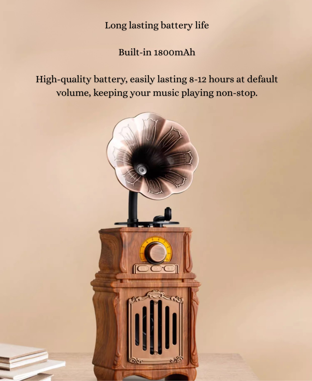 GIFTING INSPIRATION - Vintage Gramophone Bluetooth Speaker