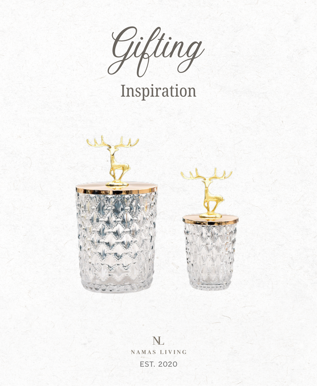 GIFTING INSPIRATION - Luxe Antler Glass Jar