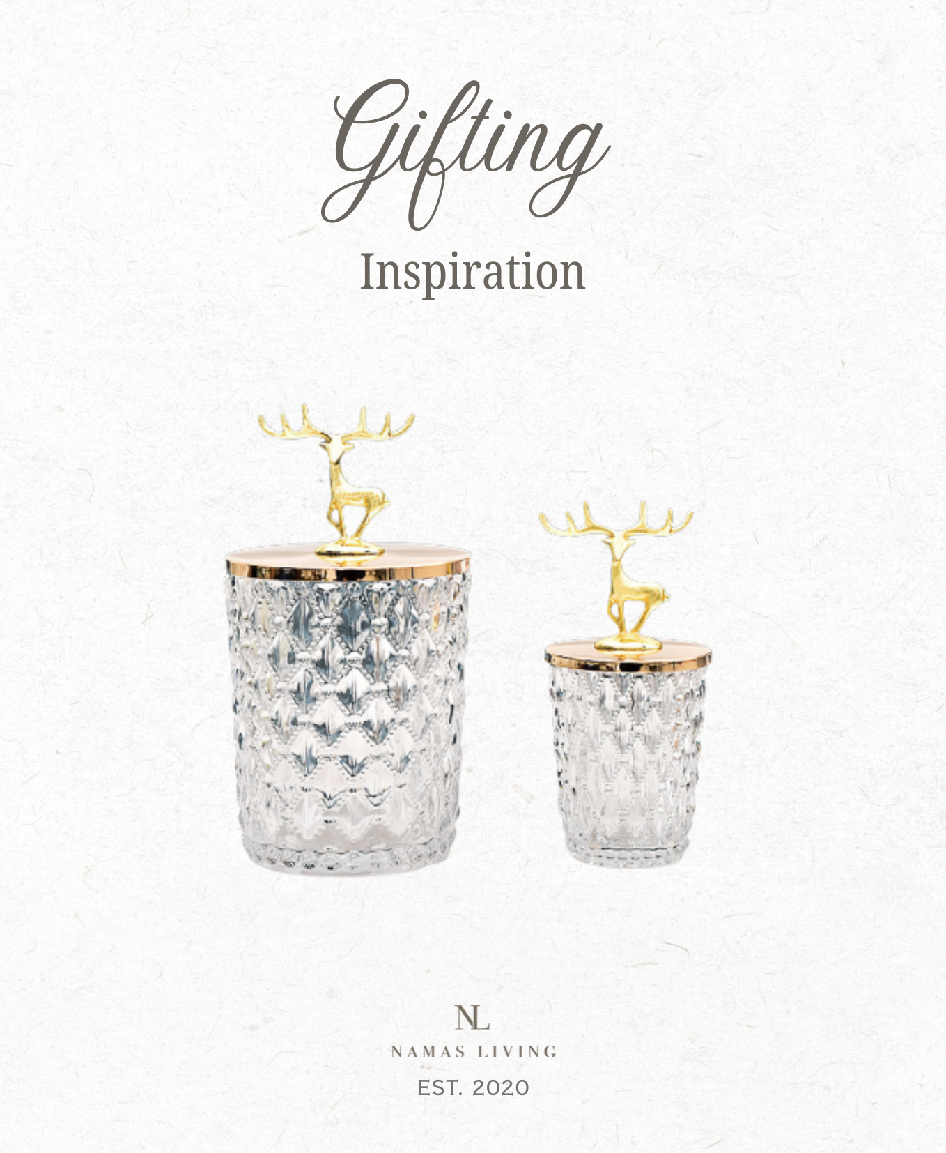 GIFTING INSPIRATION - Luxe Antler Glass Jar