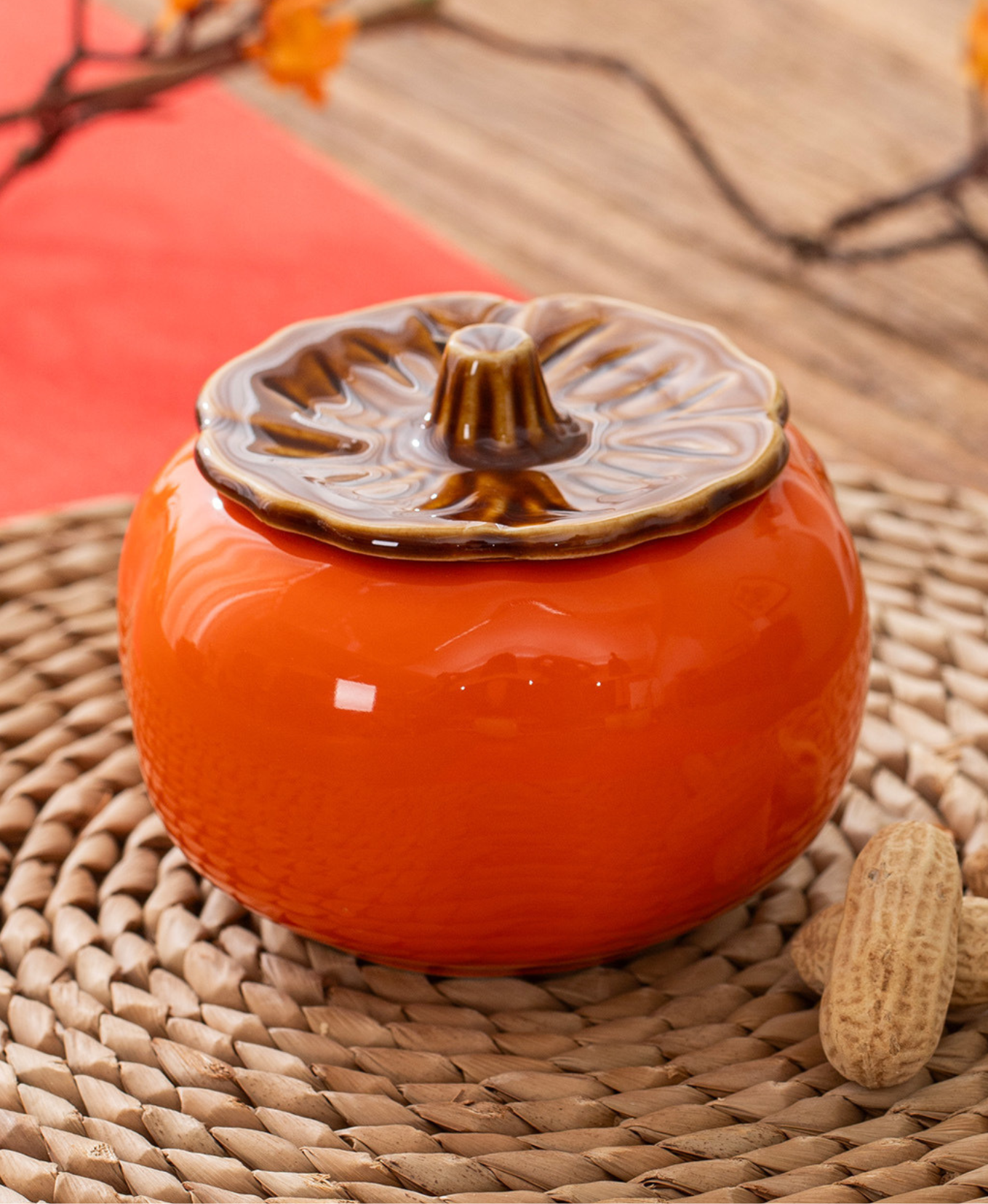 GIFTING INSPIRATION - Persimmon Auspicious Canister