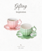 GIFTING INSPIRATION - New Ariel Mug and Saucer Set