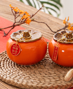 GIFTING INSPIRATION - Persimmon Auspicious Canister