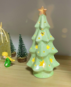 Ceramic Christmas Tree LED Night Light