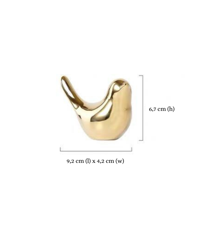 Golden Bird Ornament