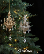 Crystal Chandelier Tree Ornament