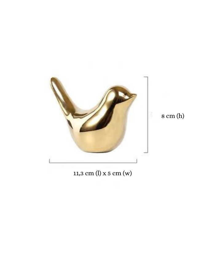 Golden Bird Ornament