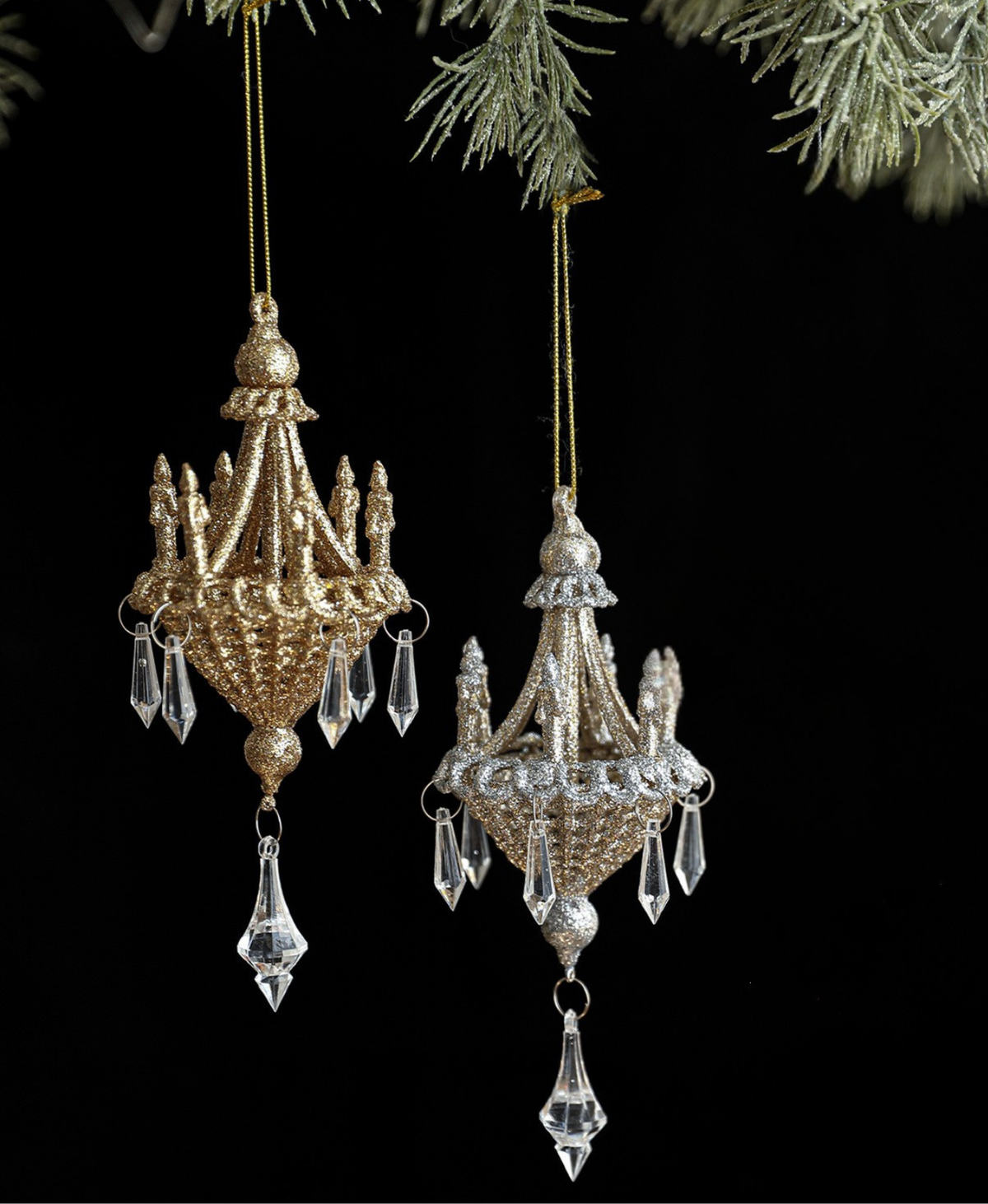 Crystal Chandelier Tree Ornament
