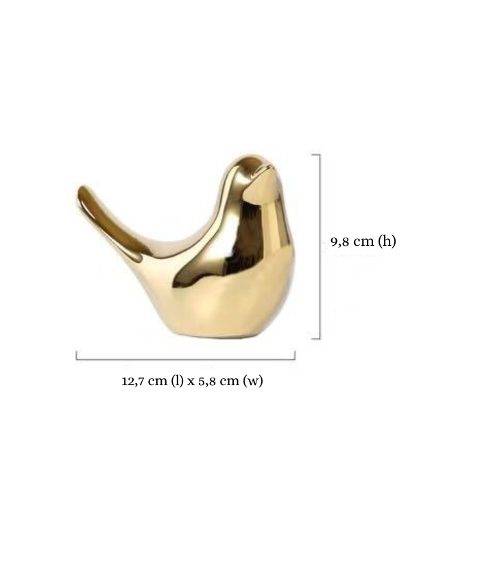 Golden Bird Ornament