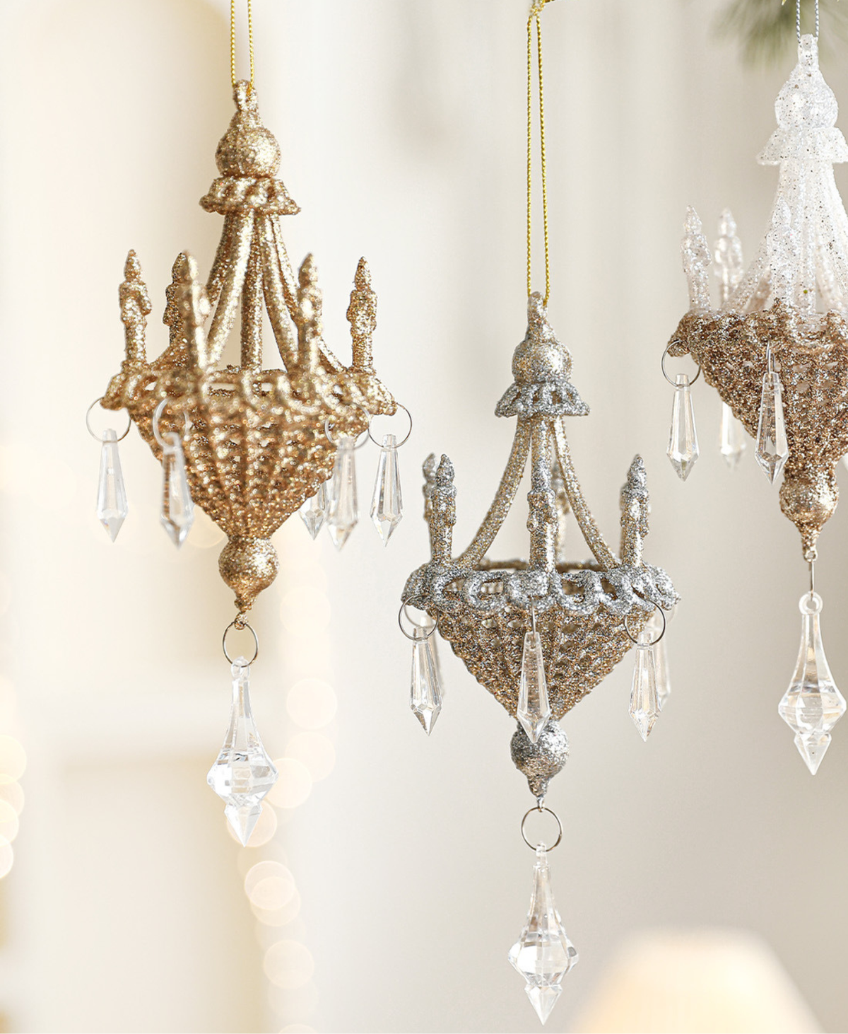 Crystal Chandelier Tree Ornament