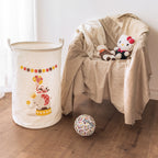 Round Baskets Toys Folding Organizer