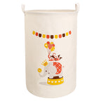 Round Baskets Toys Folding Organizer