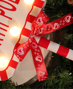 Christmas Stop Sign LED Light