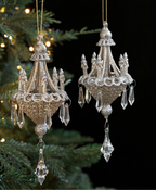 Crystal Chandelier Tree Ornament