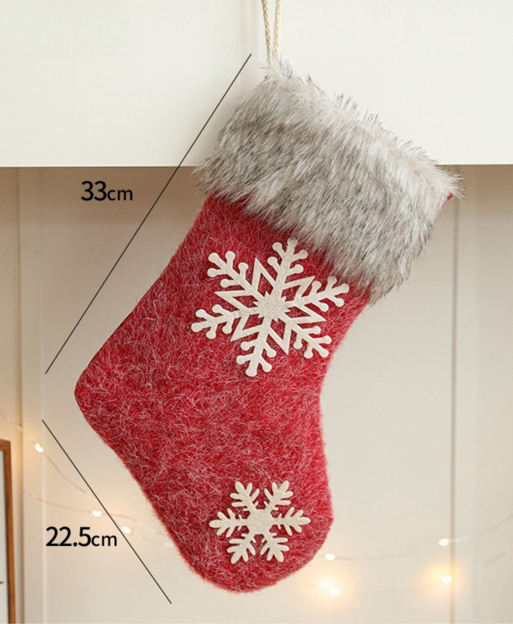 Red Christmas Stocking Decoration