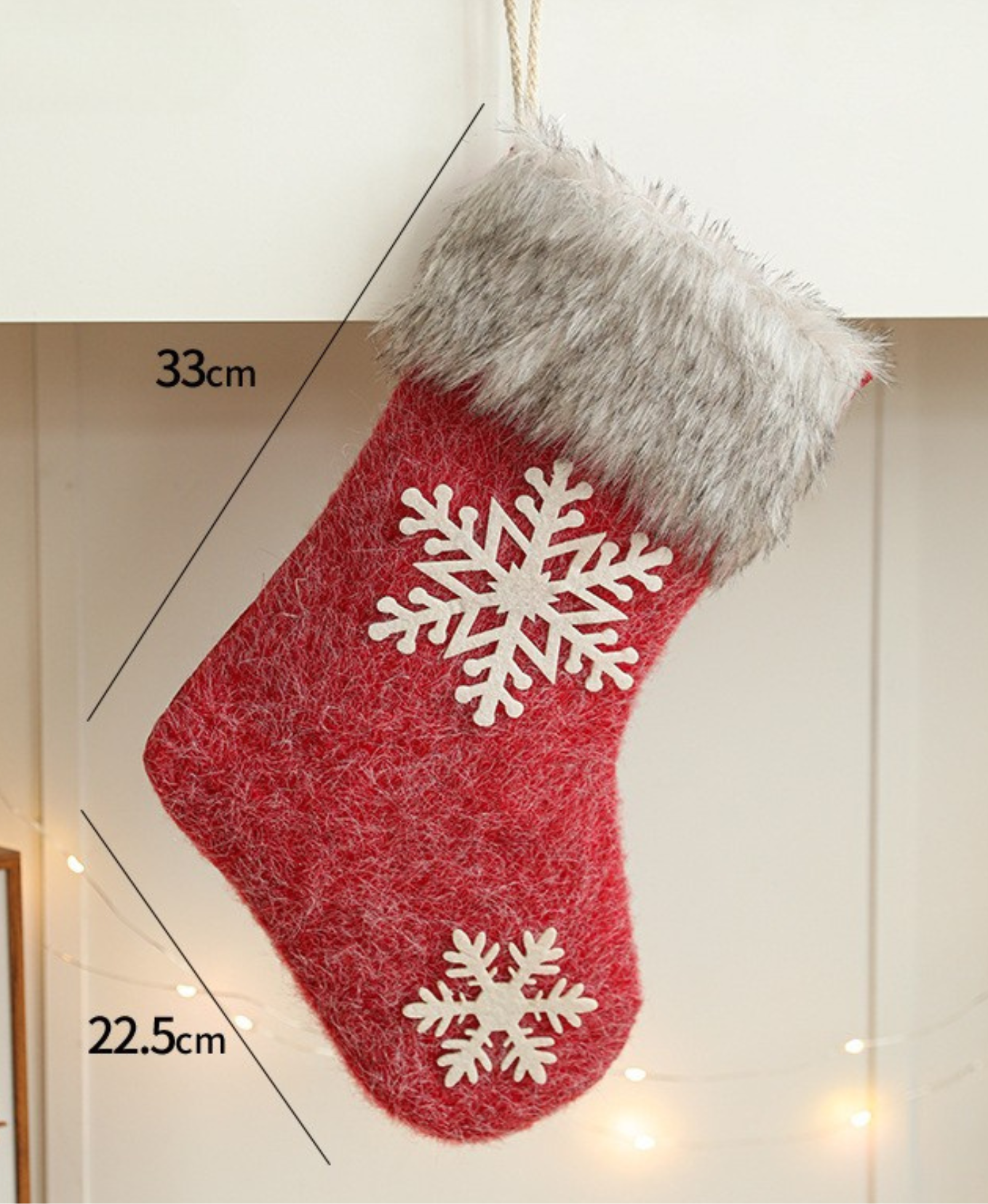 Red Christmas Stocking Decoration