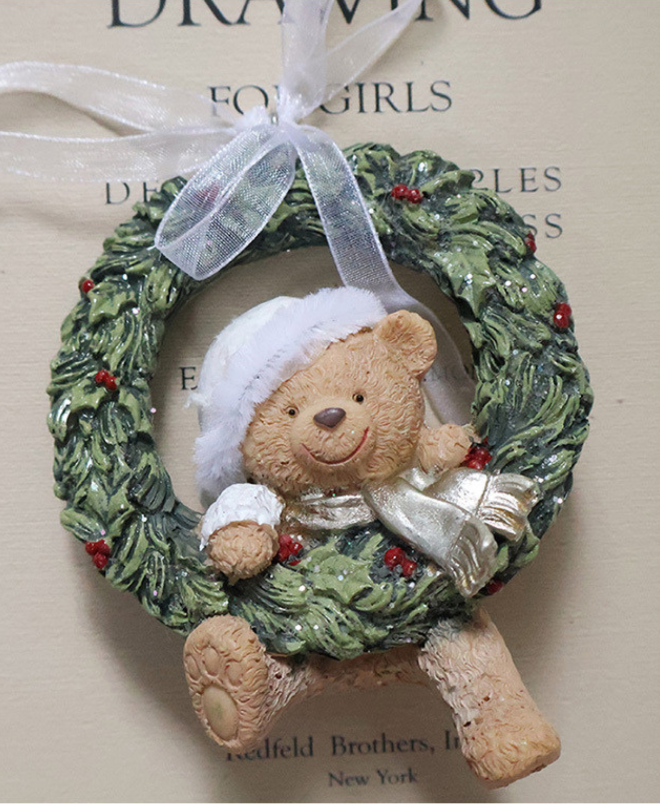 Cutie Bear Christmas Ornament