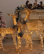 Luminous Sparkling LED Reindeer Set
