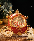 Vintage Christmas Carriage Music Box