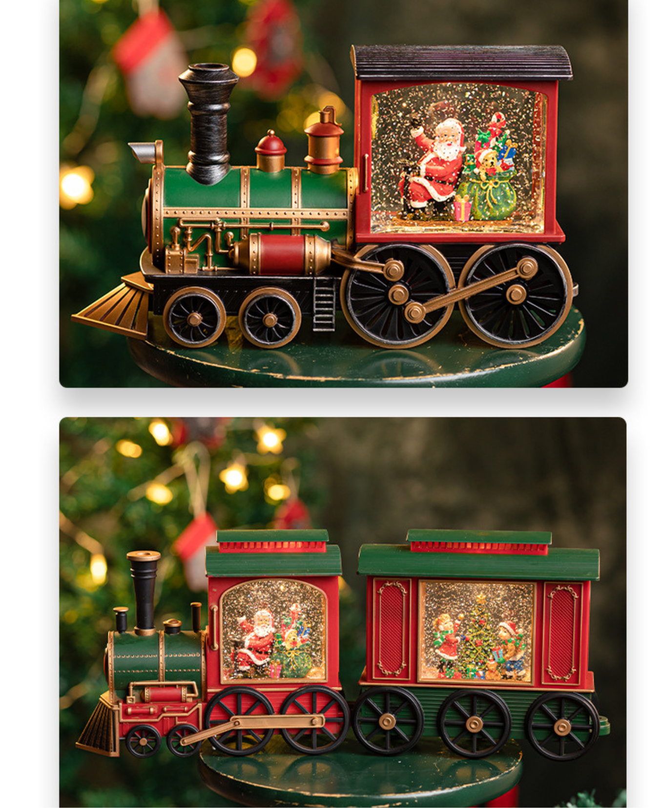 Santa’s Journey Train Music Box