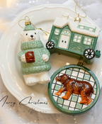 Charming Pastel Retro Ornament
