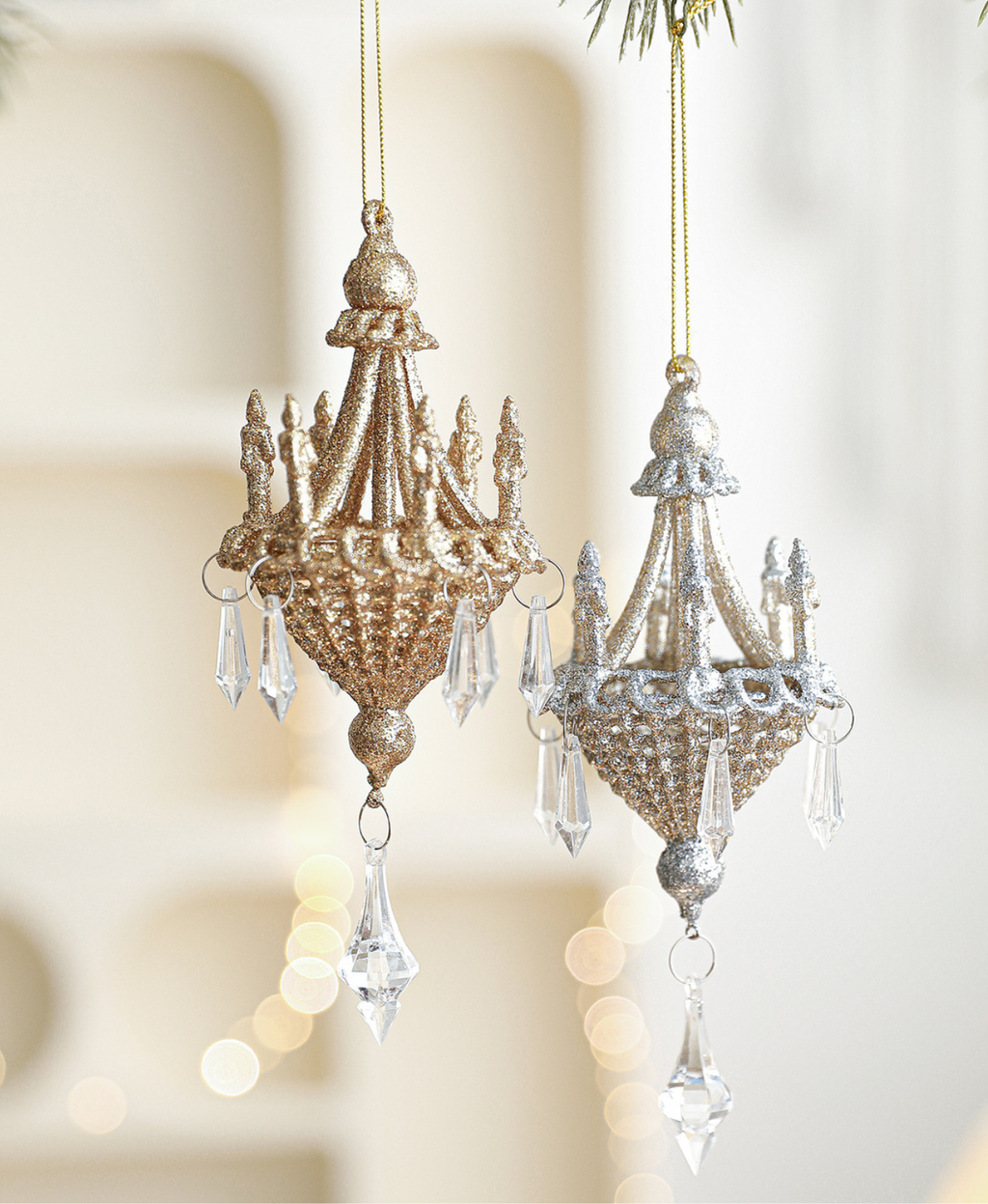 Crystal Chandelier Tree Ornament