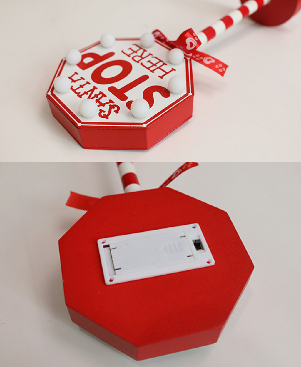 Christmas Stop Sign LED Light
