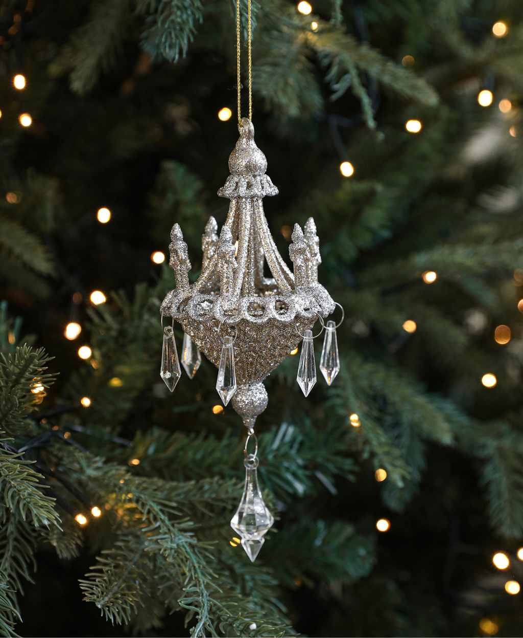 Crystal Chandelier Tree Ornament