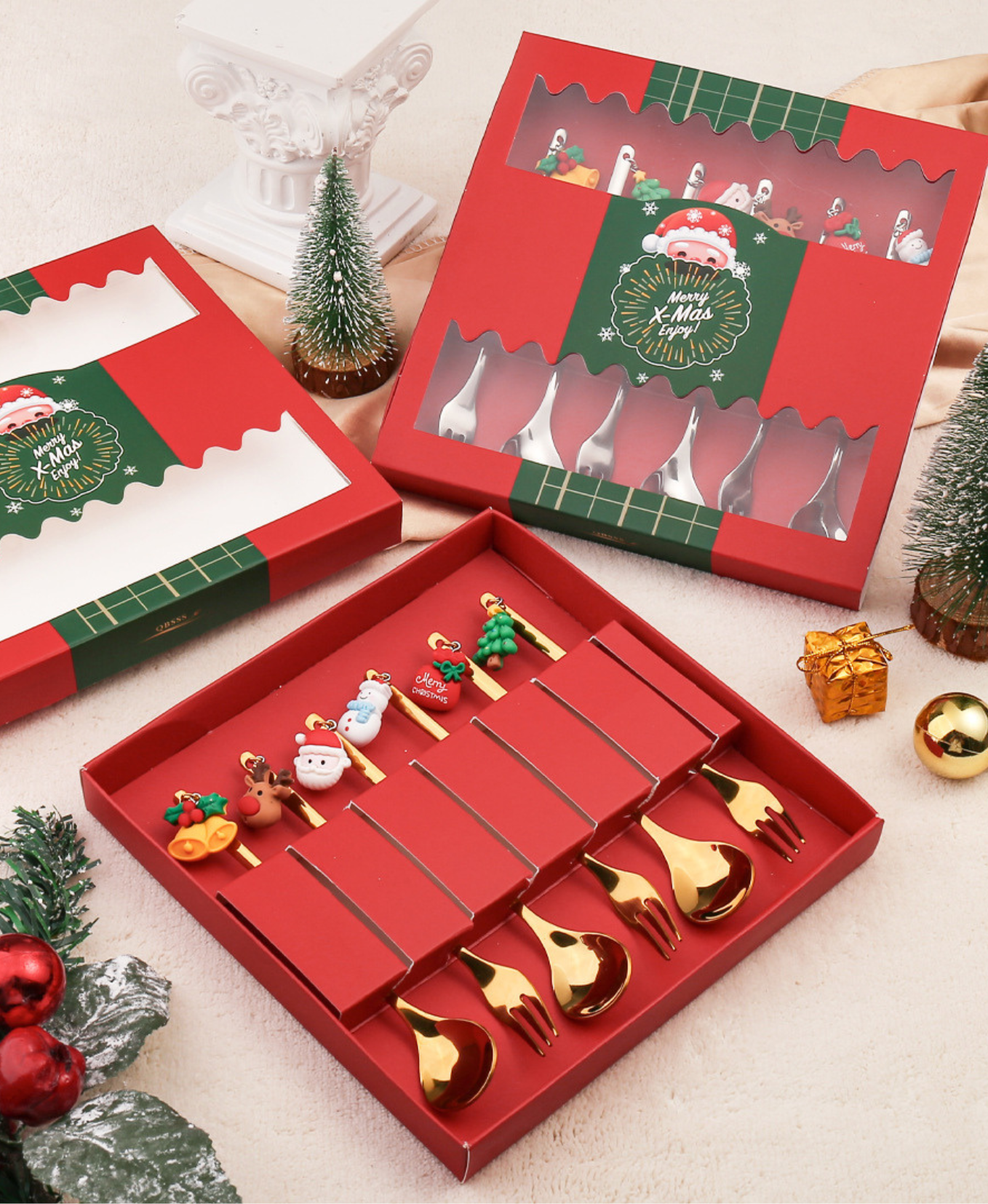 Christmas Treasures Cutlery Gift Set