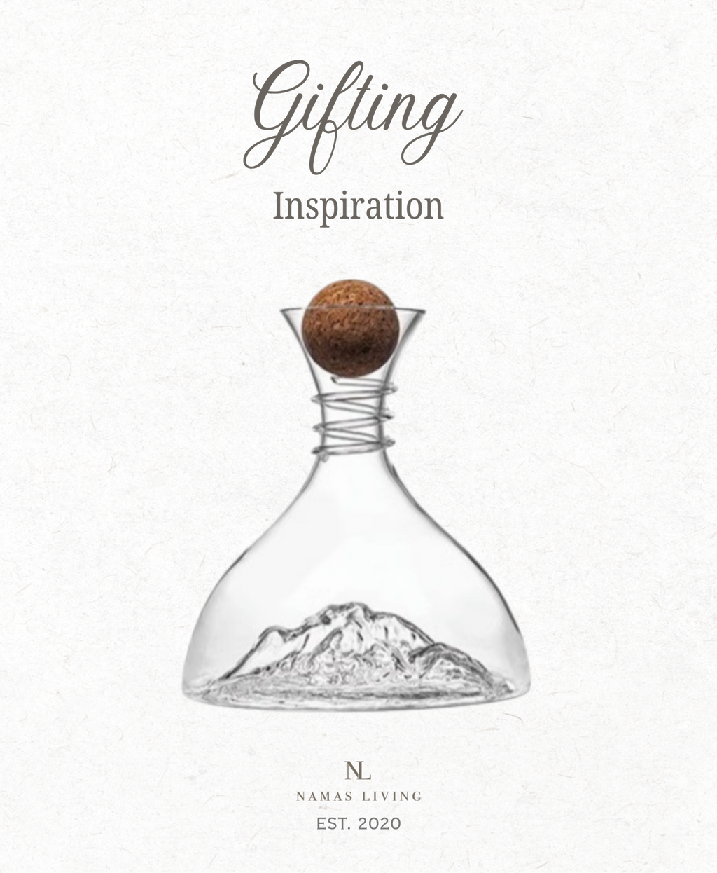GIFTING INSPIRATION - Glacier Crest Crystal Decanter
