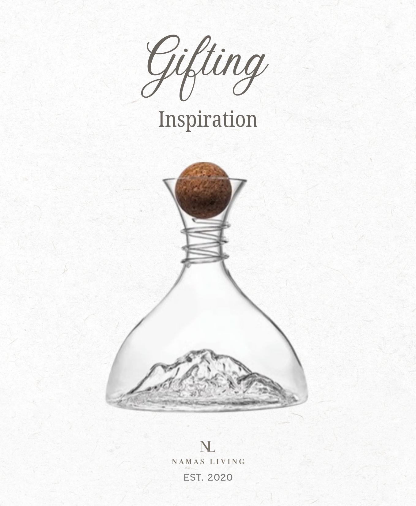 GIFTING INSPIRATION - Glacier Crest Crystal Decanter