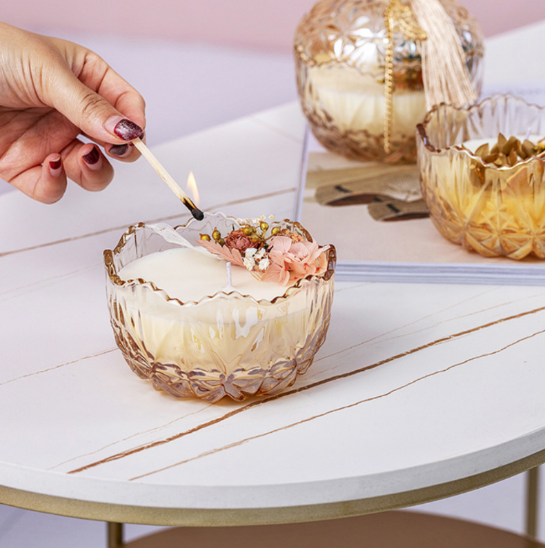 Amber Jar Fragrance Candle