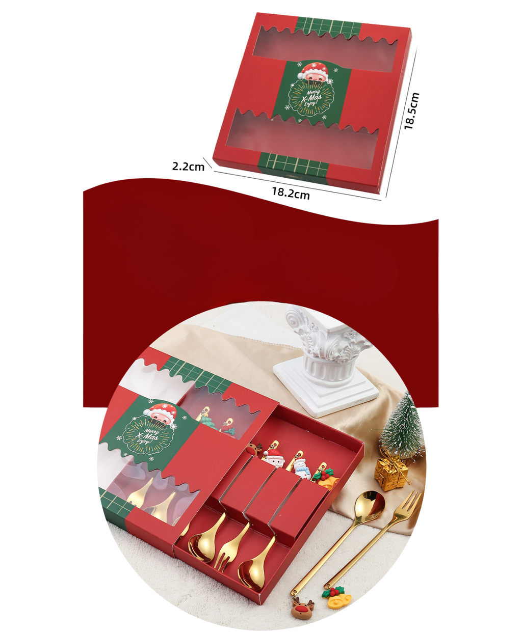 Christmas Treasures Cutlery Gift Set