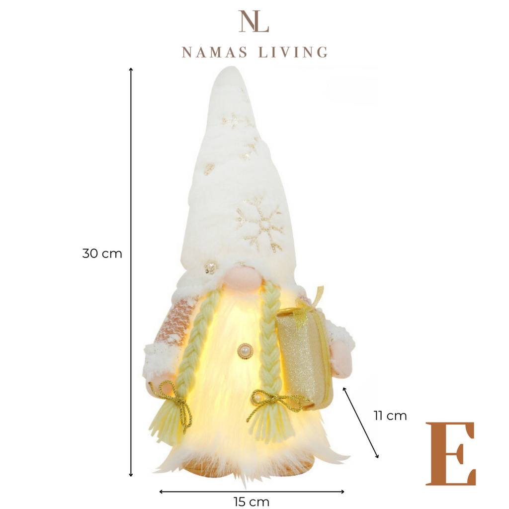 Gnome LED Doll Ornament