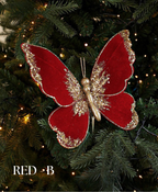 Sparkling Butterfly Tree Clip Ornament