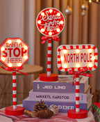 Christmas Stop Sign LED Light