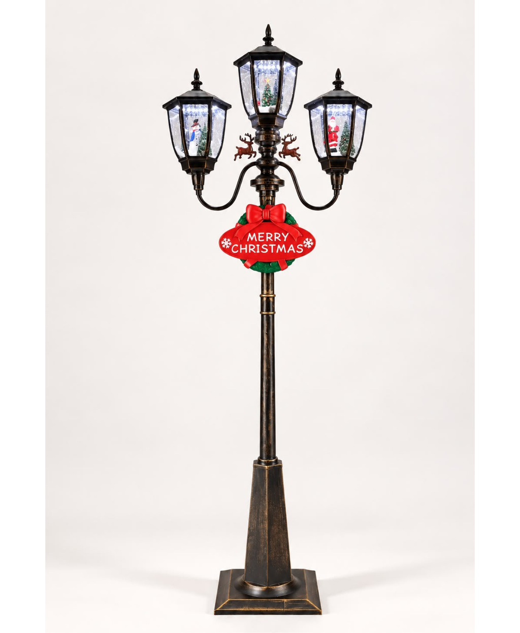Old Town Lantern Musical Snow Lamp
