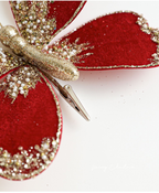 Sparkling Butterfly Tree Clip Ornament