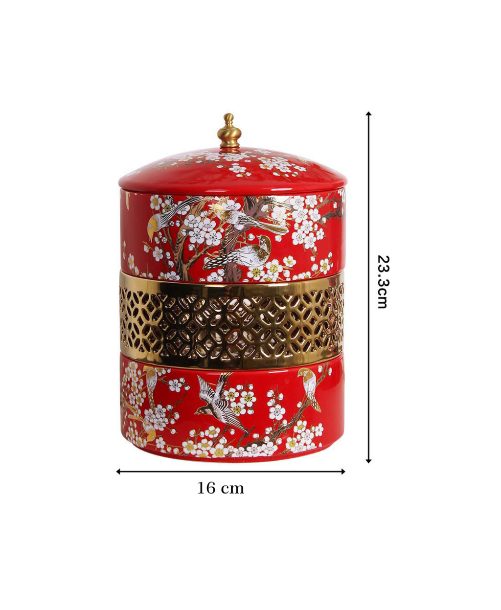 Dynasty Blossom Ceramic Storage Box