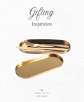 GIFTING INPSIRATION  - Golden Luxe Oval Tray