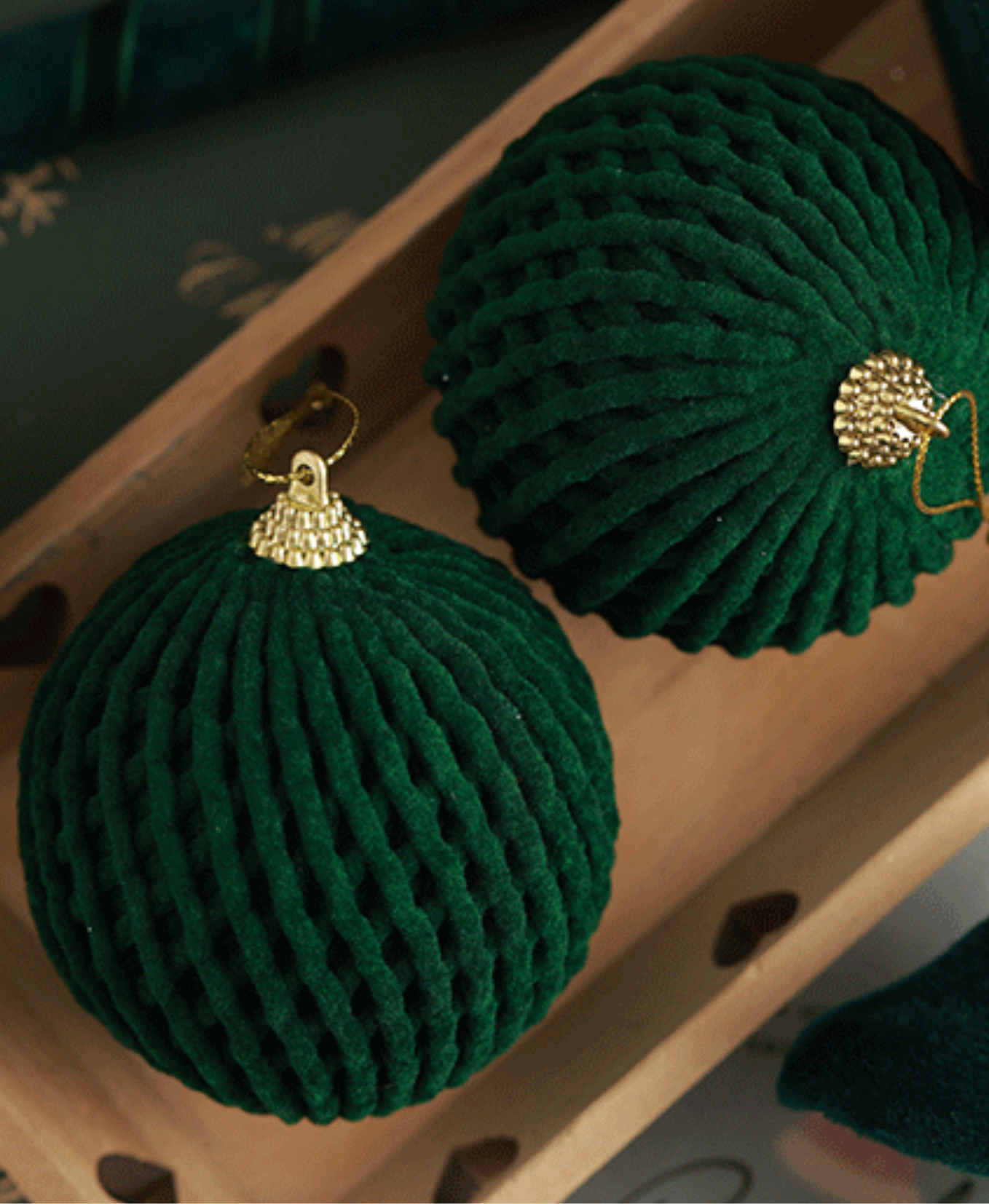 Festive Green Hanging Tree Ornament