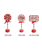 Christmas Stop Sign LED Light