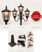 Old Town Lantern Musical Snow Lamp