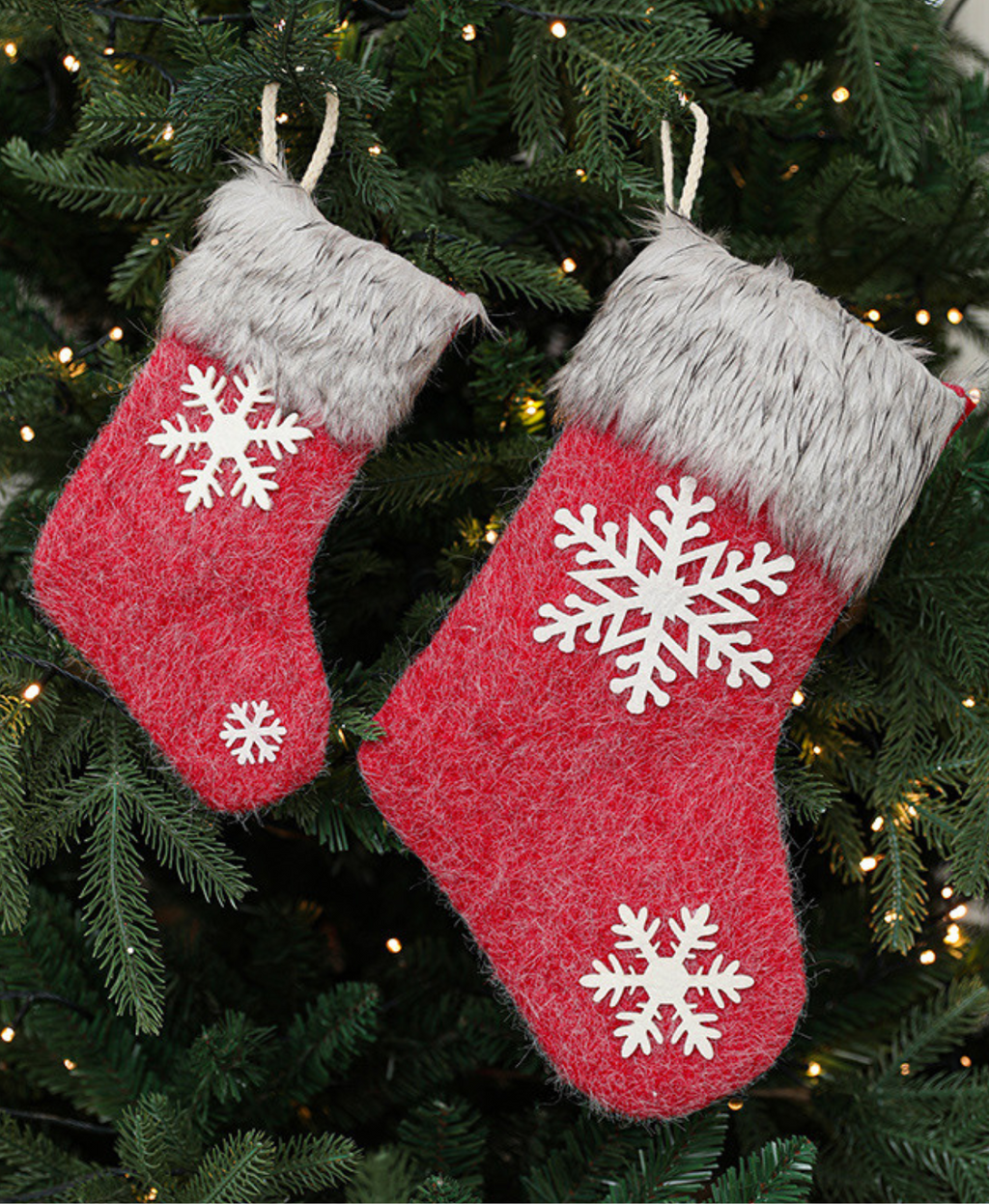Red Christmas Stocking Decoration