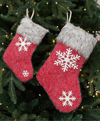 Red Christmas Stocking Decoration