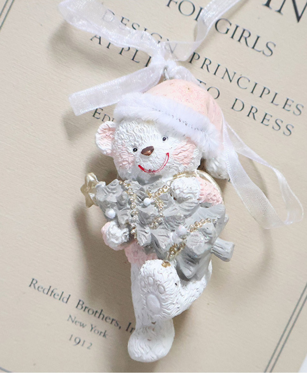 Cutie Bear Christmas Ornament