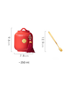 GIFTING INSPIRATION - Red Fu Lantern Tea Canister