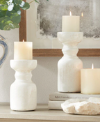 White Porcelain Candelabra