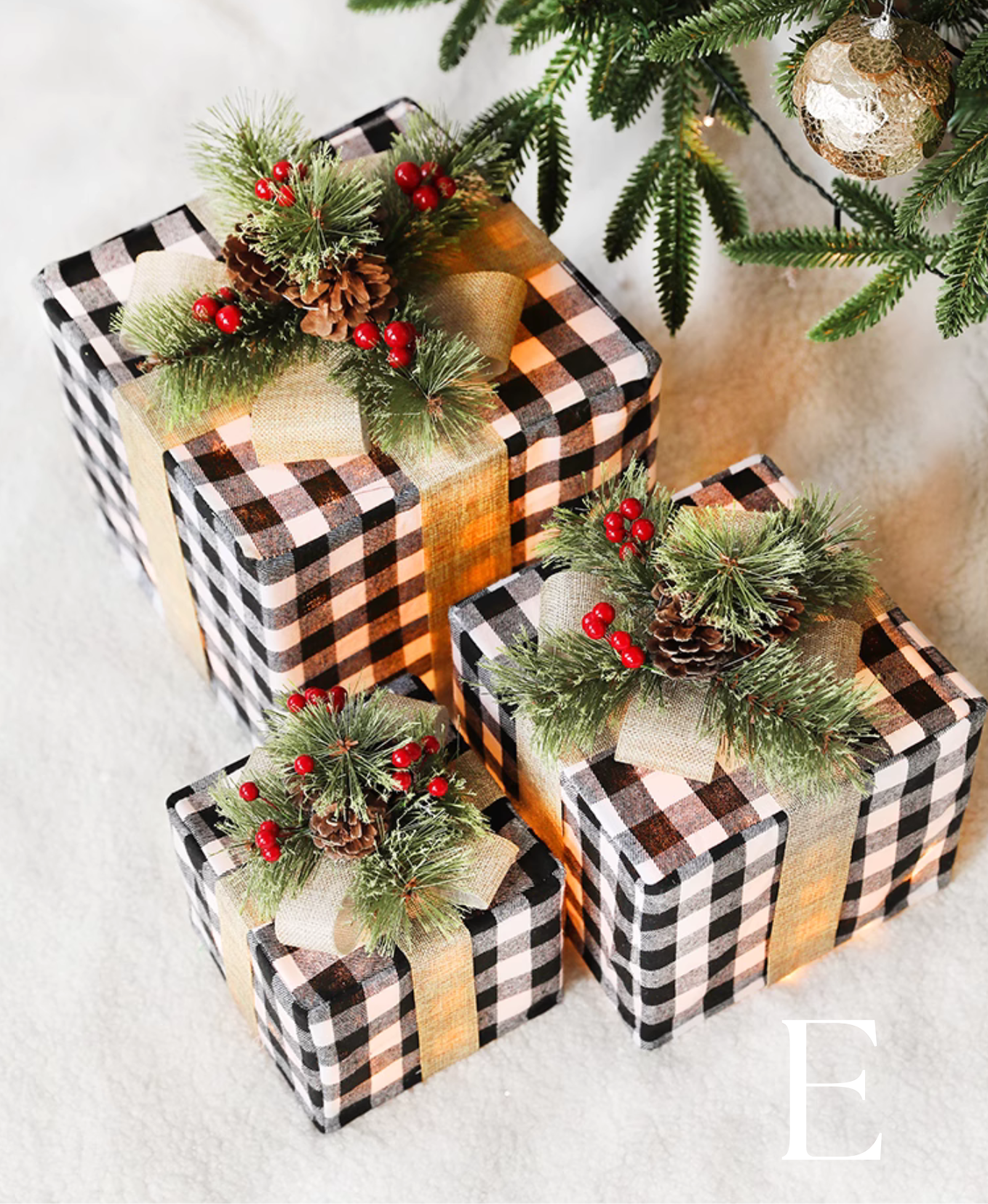 Magical Christmas Tree Gift Box Decoration